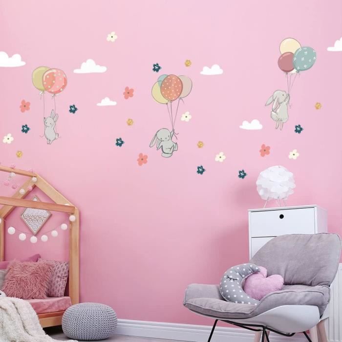 72 Sticker Stickers Muraux Enfants, Decoration Chambre Fille