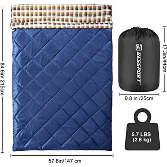 Bessport sac sales de couchage duvet
