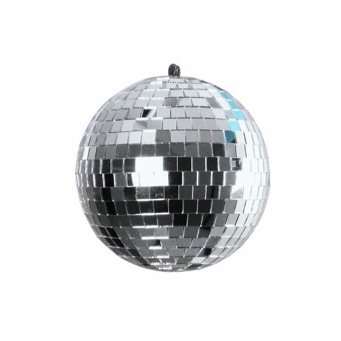 Boule à facettes et projecteur disco - 15cm