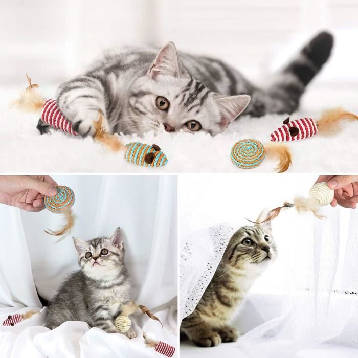 Jouet Rotatif électrique Lumineux à Laser Avec Plumes Pour Chat – Pour Toi Mon Chat