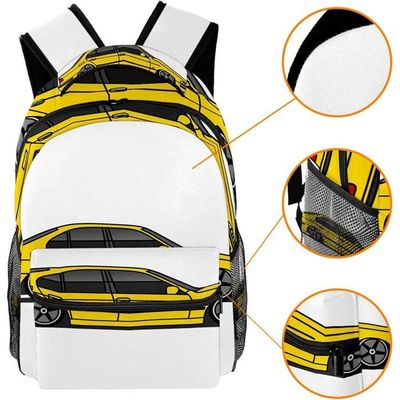 Sac dos scolaire Skull Funky School Bag 29.4x20x40cm 1909