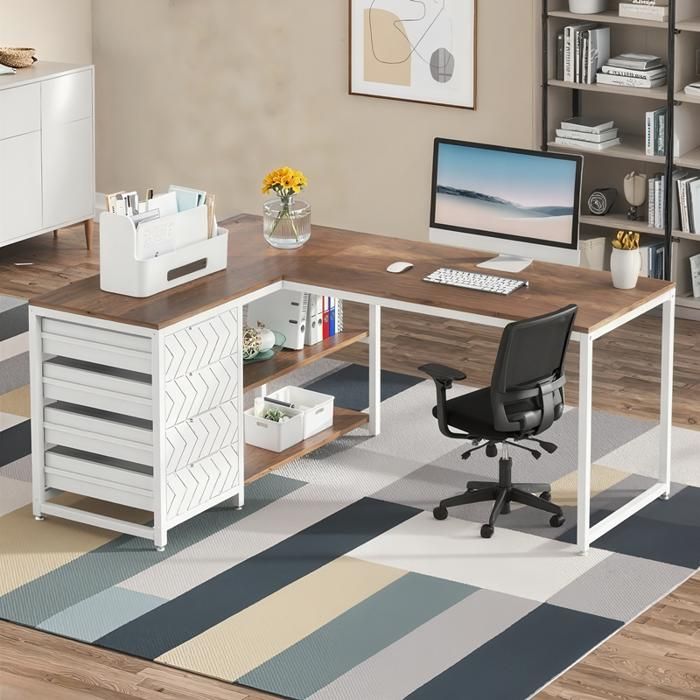 CubiCubi Bureau d'angle Gaing en Fore L - 150 * 120c Bureau Angle d