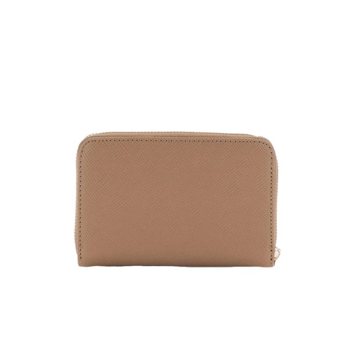Portefeuille Guess Cuir Femme - Beige Et Marron, Fermeture éclair, Neuf Sans étiquettes