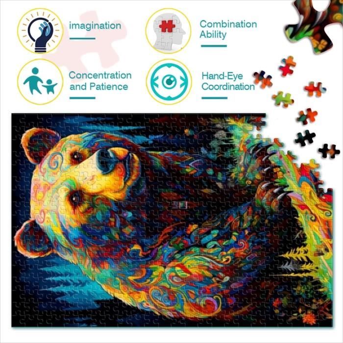 Puzzle Colibri Galactique - Puzzle 300 Pièces - Pour Enfants et Adultes