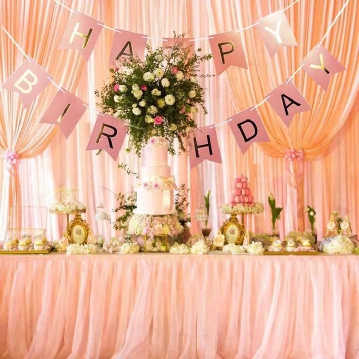 Anicy – Couronne D'anniversaire « 13 Ans » Pour Fille – Décoration De Fête, écharpe Anniversaire – Accessoire Photo