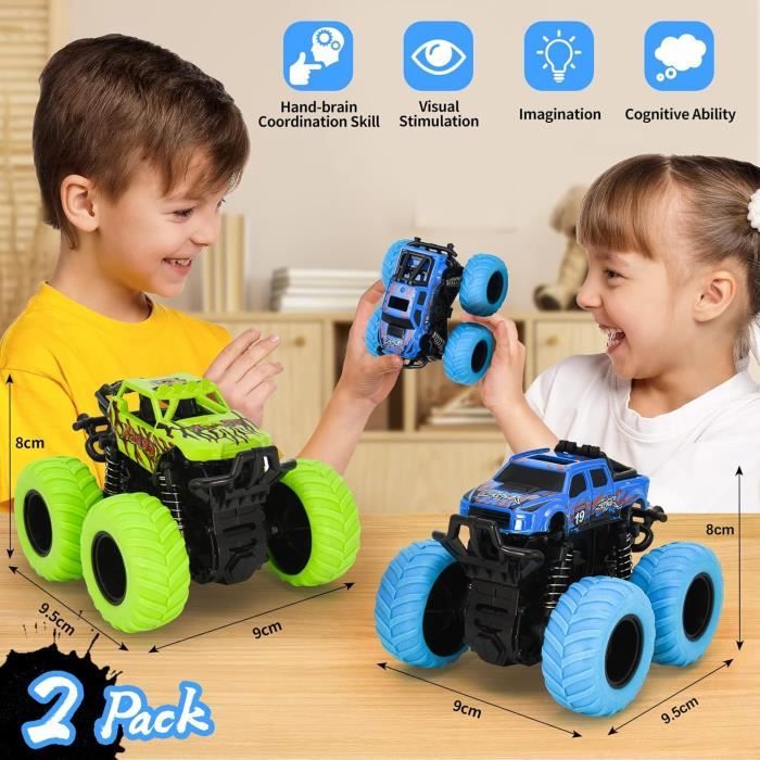 HOXSNII – Lot De 6 Petites Voitures Friction – Modèles Variés – Jouet éducatif Et Collectif – Cadeau Enfant 3 Ans Et Plus