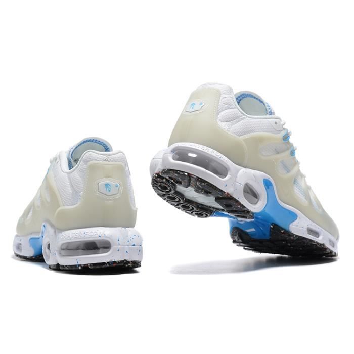 Nike air max plus 3 tn chaussures de course blanc bleu Cdiscount Sport