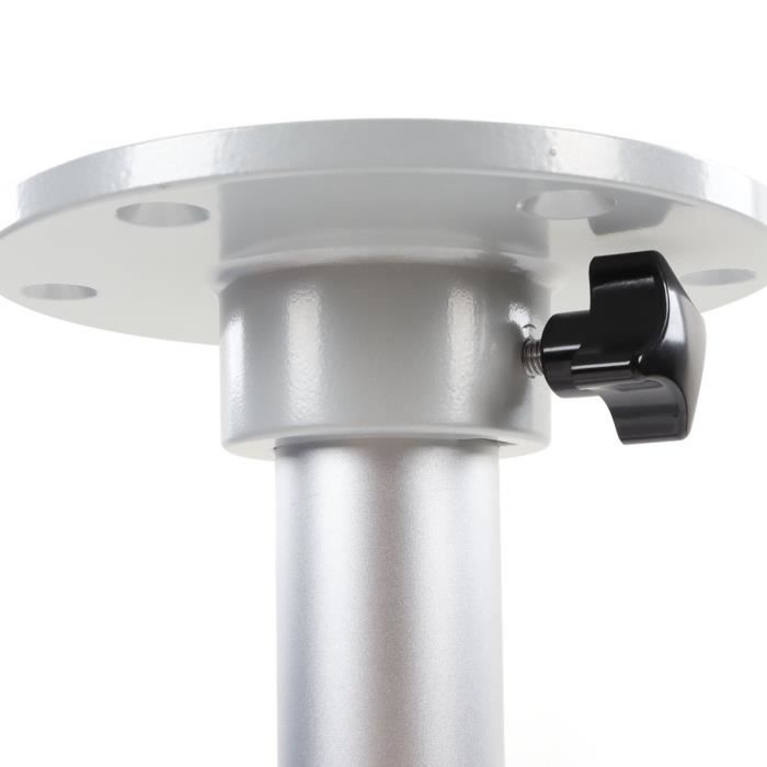 Piédestal Table Télescopique 445-690 Mm Hauteur Réglable Rotation 360° Pour Camping-Car Bateau