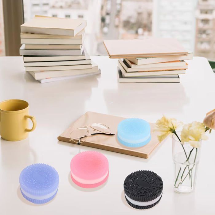 Taba Squishy Lot de 2 jouets anti-stress en silicone faits à la main - Unisexe - Jouet anti-stress - Jouet anti-stress - Jouet de décompression ultra doux - Rose + vert Taba Squishy Lot de 2 jouets anti-stress en silicone faits à la main - Unisexe - Jouet anti-stress - Jouet anti-stress - Jouet de décompression ultra doux - Rose + vert
