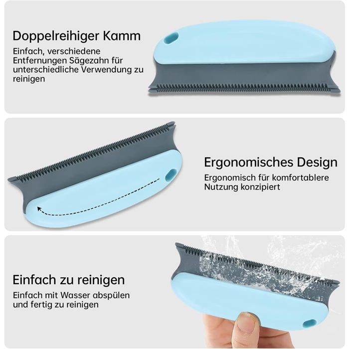 Rasoir à Bouloches électrique Rechargeable - 3 Vitesses, Bac Amovible, Pour Vêtements, Pulls, Tissus - 7