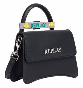 Sac Bandoulière REPLAY Crossbody Bag - Washed Black - Polyamide - Neuf Avec étiquettes