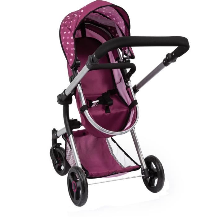 Poussette Landau Bébé Confort 3 en 1 - SMOBY - Roues silencieuses - Rose -  Cdiscount Jeux - Jouets