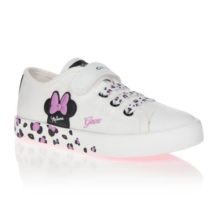 GEOX - Sneakers Jr Ciak fille - Blanc/Noir