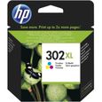 HP 302XL Cartouche d'encre trois couleurs grande capacité authentique (F6U67AE) pour HP DeskJet 2130/3630 et HP OfficeJet 3830-0