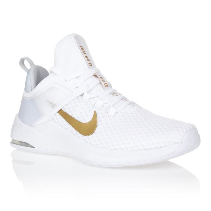nike air max femme blanche et or