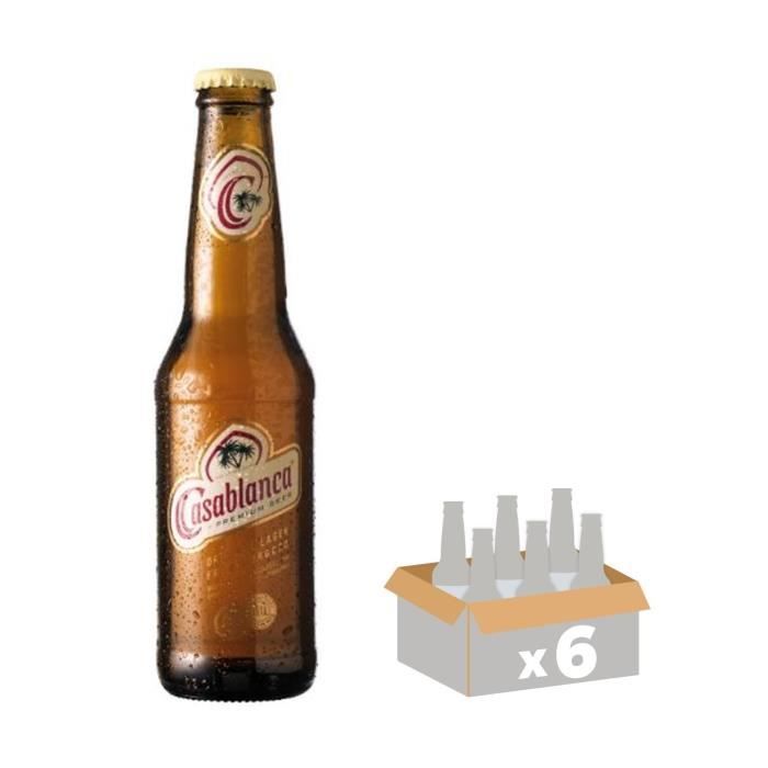 CASABLANCA Bi re Blonde 33 Cl X6 La Cave Cdiscount casablanca-bi-re-blonde-33-cl-x6-la-cave-cdiscount