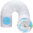 Tuyau D'échappement de Climatiseur Portable, Tuyau Climatiseur Mobile 15 cm 3m, pour Climatiseur Mobile blanc CLIMATISEUR MOBILE