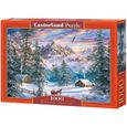 Puzzle de Noël en montagne - Castorland - 1000 pièces - Paysage et nature - Enfant 9 ans et plus-0