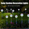 VGEBY Lampes solaires de jardin - 16 LED colorées - Décoratives pour patio et jardin-0