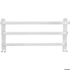 RICEEL Porte-serviettes de salle de bain, porte-serviettes muraux adhésifs pour douche et cuisine, porte-serviettes étanches avec crochet