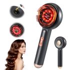 TTLIFE Brosse Massage Cuir Chevelu, Scalp Massager Applicateur Huile Cheveux avec Micro-courant EMS et Lumière Rouge, Appareil