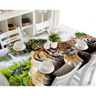 MOUTON MAISON DECO Nappe de table Motif tigre sur branche d'arbre dans la montagne belle 3D effect imperméable et antipoussière 140 x 200 cm