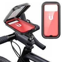 Support de téléphone étanche pour tige de vélo, support de téléphone rotatif pour moto