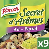 KNORR - Secret D'Aromes Ail Persil 90G - Lot De 4