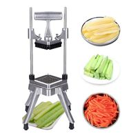 Coupe-frites - Coupe légumes multifonctionnel inox  pour Machine à couper les légumes,concombres et radis - 6.5mm