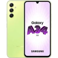SAMSUNG Galaxy A34 5G Smartphone 6Go + 128Go Awesome Lime