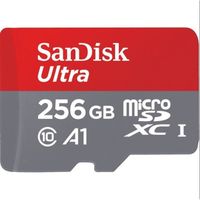 Sandisk ultra 256 Go Carte Mémoire Micro Micro SD MicroSDXC Class 10 UHS-I 120Mb/s