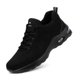 Chaussures De Sécurité Légères Pour Femme - Baskets Confortables Antidérapantes Pour Travail, Cuisine, Marche (pieds Larges)