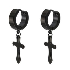 Jstyle Bijoux 3 Paires Acier Inoxydable Boucle doreille Homme et Femme Rond Clous Mixte Noir Jaune blanche