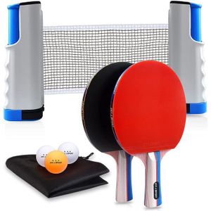 RAQUETTE TENNIS DE T. Joy.J Sport Raquette de Ping Pong, 2 Raquette Set 