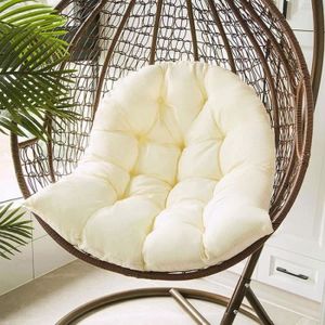 blanc chambre d/'enfant Larew Coussin de chaise suspendue pour chaise de jardin 120 x 86 x 15 cm intérieur et extérieur coussin de dossier coussin de dossier