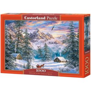 Puzzle 1000 pièces paysage hivernal montagne - Casino