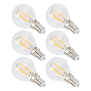 AMPOULE - LED Dioche Ampoule à LED 6 pièces G45 Vintage Ampoule Transparent E14 Base Lampe pour La Maison Luminaires Décoratifs 6W 220V