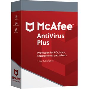 ANTIVIRUS McAfee Antivirus Plus 2024 | 3 Appareils | 1 An | 