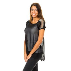 Chemisier Femme Noir Transparent Dorothy Perkins - Manches Longues, Polyester, Neuf Sans Étiquette