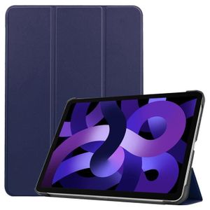 Housse bleue Apple iPad 10,9 pouces 2022 4G/5G rotative 360 degres - Etui  bleu coque protection iPad 10eme generation - Accessoires pochette iPad 10