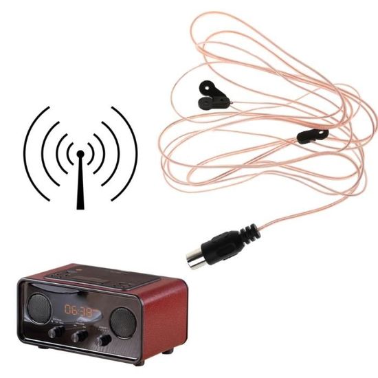 BOOBRIE Antenne Radio FM/Dab Dipôle Haute Performance[3M