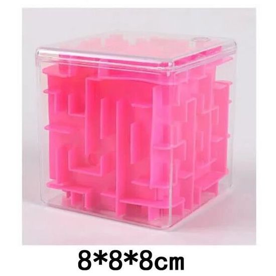 Grand Cube Labyrinthe 3D - Jouet Cérébral Pour Perception Spatiale Et Soulagement Du Stress