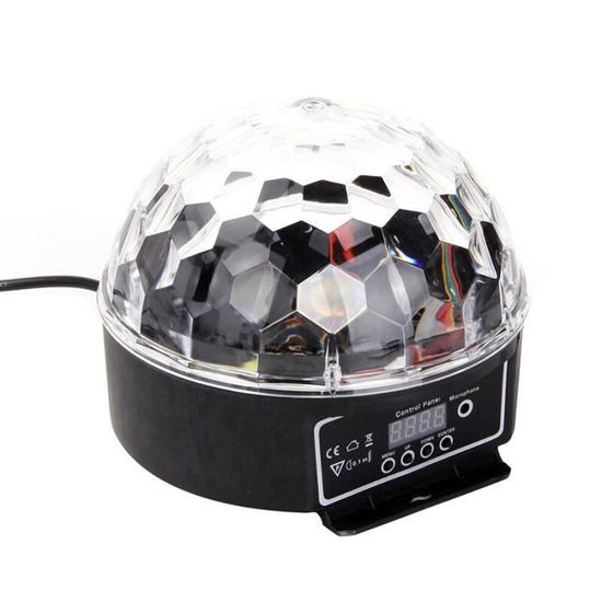 Projecteur Lumière Disco 5 En 1 - Boule Disco + PAR + UV + Stroboscope + Télécommande Pour Fêtes