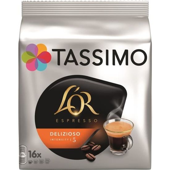 Tassimo L'Or Espresso Delizioso café en dosettes x16 -104g