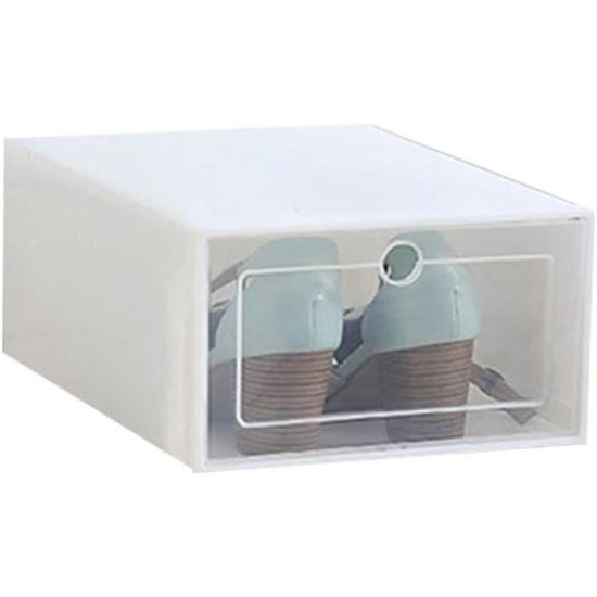 Grande boîte en plastique de rangement de chaussures 20, boîte à Grande boîte en plastique de rangement de chaussures 20, boîte à