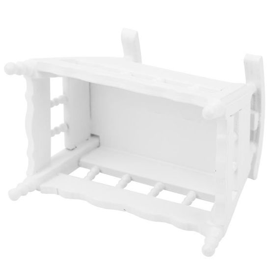 Omabeta Lit de maison de poupée Modèle de Mini Lit de Maison Poupée 1