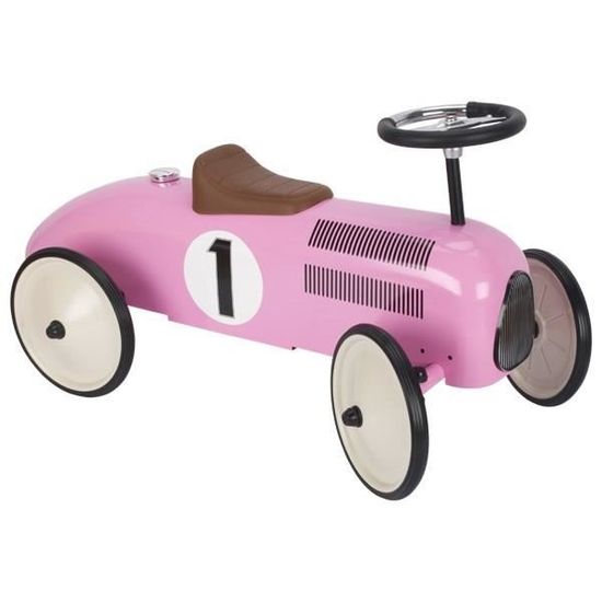 Porteur voiture GOKI Num ro 1 Rose 4 roues A partir de 1 an