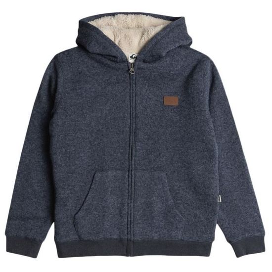 Keller Sweat Zip Gar on QUIKSILVER Taille 12 ans Couleur BLEU