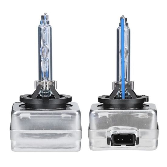 Kit Phare HID Xénon 55W 8000K Pour Voiture - H1 Avec Ballasts Numériques Slim - Lumière Intense Et Longue Durée