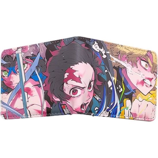 Portefeuille Démon Slayer (Kimetsu No Yaiba) - Personnages Du Manga - Neuf Avec Étiquettes